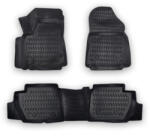  Covoare cauciuc tip tavita pentru Peugeot Partner II (2008-2018), set 4 bucati, negru (201022-18)