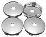  Set 4 capace jante 60 mm crom, ABS rezistent, fixare cu cleme (LGG-09) (170723-1)
