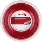MSV Racordaj tenis MSV Focus Hex (200 m) - red (5127/4863/4856/5154)