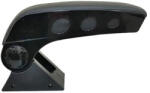  Cotiera auto universala neagra cu baza metalica, reglabila, montaj pe consola (TCT-1857)