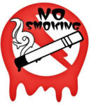  Abtibild auto No Smoking 12 cm, autocolant rezistent pentru interior/exterior, XL-05 (300923-21)