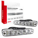  Set 2 proiectoare DRL 506HP Amio 12/24V cu 5 LED-uri, omologare E4 (032223-12)