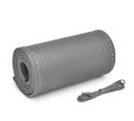  Husa volan din piele perforata cu ac si ata, 38 cm (M), gri, cusatura gri Premium (111022-10)