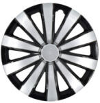  Set capace roti 16 inch G-604, design negru-argintiu, set 4 bucati (070622-21)