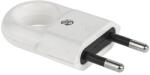  Stecher plat tip Euro alb, 2.5A, IP20, 575W, montaj cu surub (URZ3013)