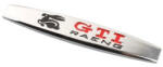  Set 2 embleme auto GTI cromate 3D, relief, 10 x 1, 5 cm (OEM) (061023-1)