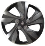  Set 4 capace roti Evo 15 inch, negru-gri antracit, pentru jante din otel (WX1-1GR-15) (311023-26)
