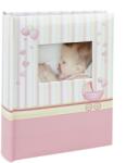 Procart Album foto pentru bebelusi personalizabil, 300 poze 10x15, roz, cu notite (BBM463002M-PINK)