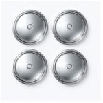  Set 4 capace jante 77 mm crom 77 mm din ABS, montaj prin presare (LGG-014) (290925-10)
