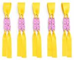  Set 5 benzi de schimb pentru praștie, DEPOX®, cauciuc plat premium, galben, 0.5 mm (2074850 - 0238)