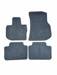  Set covoare auto din cauciuc pentru BMW X3 G01 (2017+) negre, cu bordura 1 cm (130125-2)