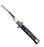  Cuțit automat Blue Marble, lamă stiletto, 33 cm (1600758 - 0329)