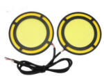  Set lumini de zi LED DRL COB cu semnalizare integrata 12V, Ø 7 cm (A748) (121016-7)
