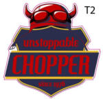  Abtibild Chopper „Unstoppable din vinil ORACAL, 8 x 9, 5 cm (TAG 073/T2) (080823-18)