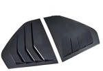  Ornamente grila protectie geam spate VW Golf 8 (MK8) Hatchback 2019-, Piano Black (080825-14)