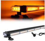  Rampa girofar LED COB portocalie 127 cm, 12/24V, baza magnetica (AS-COB-8-4S) (111022-15)