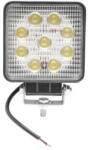  Proiector LED patrat 27W, 9 LED, 10-60V, 60°, 1000 lm, IP67 (BK69005) (060225-4)