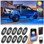  Kit lumini sub masina RGB Rock Light 12 module 12V, control Bluetooth (SPT1512C2-12) (101122-6)
