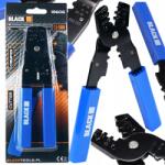 BLACK Krimpelő fogó sarukhoz 0, 08-6 mm2 - kábel saruzó fogó AWG 10-28″ (19606)