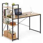 ModernHome Birou computer stil Loft ModernHome, cu rafturi depozitare, design tineresc, 120 x 60 cm (TH-SD-6-16)