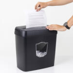 Izoxis Distrugător automat de documente și CD-uri Izoxis, capacitate 12L, standard de securitate P-4, compatibil GDPR (25663)