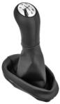  Manson si maner schimbator Renault 5 trepte, piele ecologica, negru (SC-44) (310525-12)