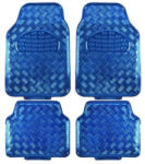  Set covoare auto universale din aluminiu albastru lucios, 4 bucati (SR-L002) (TCT-2031)