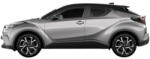  Set perdele auto interior Toyota C-HR SUV 2016+ (5 buc) pentru luneta si spate (150219-2)