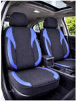  Set huse scaune auto universale XL Premium, fractionate, pentru SUV si limuzine, negru-albastru (191225-1)