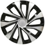  Set 4 capace roti 16 inch negru/argintiu pentru jante otel, model G-603 (070622-20)