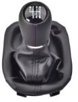  Maner schimbator cu manson din imitatie piele, pentru Seat Leon I/Toledo II, 6 trepte, negru (100725-25)
