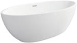 Leziter Cada freestanding Leziter Kara din acril 170x81x60 cm, alb, cu scurgere pop-up (D-9068)