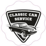  Abtibild „Classic Car Service din autocolant Oracal, 19, 5 cm (TAG 003/T4) (291022-1)