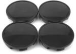  Set 4 capace jante 56mm negre, clipsuri 8mm, plastic ABS (LGG-016) (240925-7)