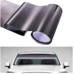  Folie parasolar parbriz degrade negru-argintiu 20x150 cm, cu accesorii montaj (020225-5)