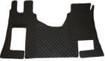  Covor cabina imitatie piele dedicat Mercedes Actros MP4, podea plata, automata, negru-rosu (080923-10)