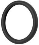  Husa volan premium perforata din imitatie piele, 38 cm (M), negru (011225-4)