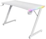 Trust Birou Gaming TRUST Birou Gaming Trust GXT 709W Luminus, 120x60x74 cm, RGB, Management cabluri, Suport casti si pahar, Alb (TR-25328)