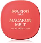 Bourjois Macaron Melt Lip & Cheek Flush руж 2 в 1 цвят 03 Peach Tatin 5 гр