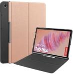 Gigapack Lenovo Tab Plus (TB351FU) tok álló, bőr hatású (flip, oldalra nyíló) rozéarany (GP-181790)