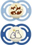 MAM Perfect Night 6m+ cumi Blue/ Dark Blue 2 db