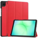 Gigapack Samsung Galaxy Tab A11 LTE (SM-X135) tok álló, bőr hatású (flip, trifold, asztali tartó) piros (GP-177299)