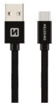 SWISSTEN 71521101 0, 2 M USB A USB C Fekete USB kábel (71521101)