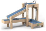 Exit Toys Pistă de apă cu baraj și cascadă AquaFlow Water Track 200 Exit Toys cu înălțime reglabilă și pompă manuală cu rezervor (ET55502000)