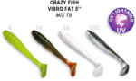  Crazy Fish Vibro Fat 120-M79-6 gumihal Crazy Fish Vibro Fat 120-06-6 gumihal (4 db / csomag)