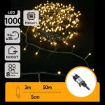 Aigostar - LED външен гирлянд 1000xLED/8 режима 53m IP44 топла бяла светлина (AI1395)