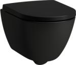Laufen Pro X vas wc agăţat fără margine cu spălare turbionară negru mat H8208637160001 (H8208637160001)