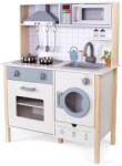  BABU - Bucătărie din lemn pentru copii cu cuptor și mașină de spălat (SK16EF-7271) Bucatarie copii