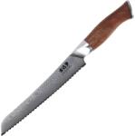 Gudaro - Damaszkuszi kenyérvágó kés TAKUMI 8", 20 cm, dió GD1003-E (GU0022)