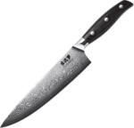 Gudaro - Damaszkuszi séfkés SHIRO 8", 67 rétegű acél, hossza 20 cm GD1006-A (GU0031)